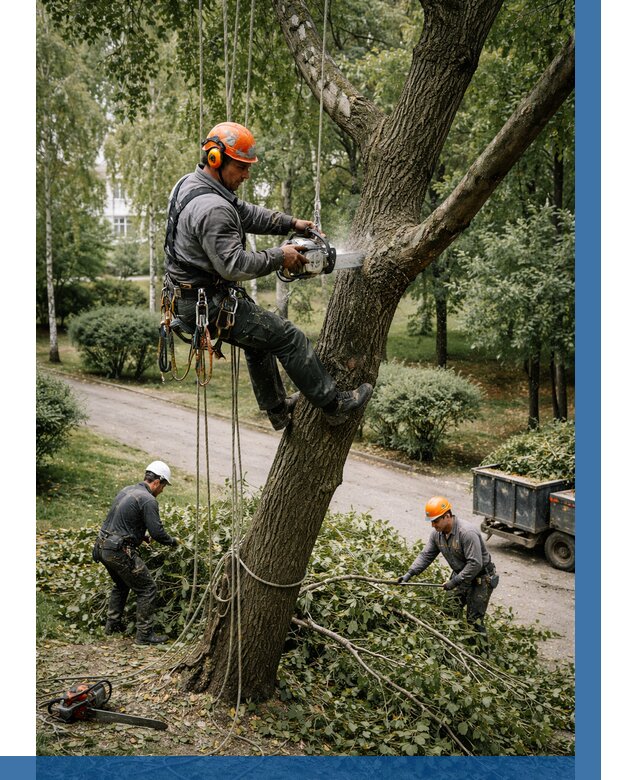 Кронирование деревьев в Сатке от 6724 р. | ВЫСОТНИК-Стк