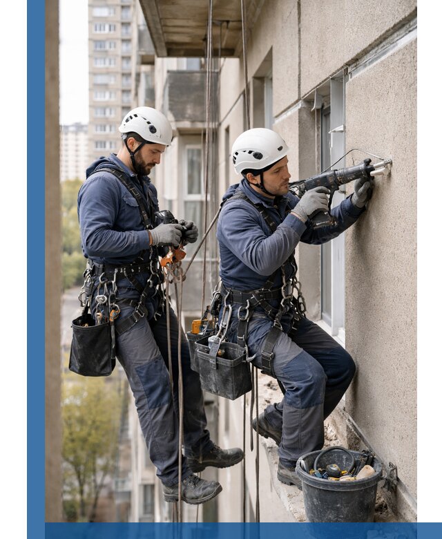 Промышленные альпинисты высотные работы и монтаж в Сатке